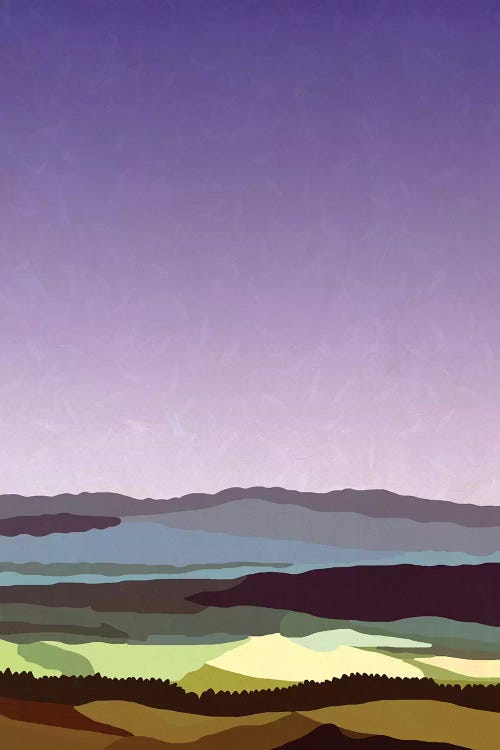 Sunset over the Valley by Alisa Galitsyna wall art