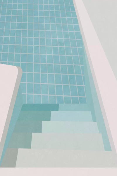 Alisa Galitsyna: Swimming Pool Summer I by Alisa Galitsyna