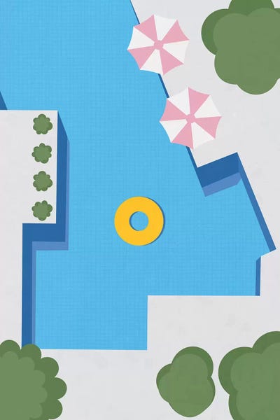 Dopamine Decor: Swimming Pool Summer II by Alisa Galitsyna