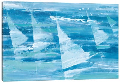 Summer Sail III Blue Canvas Art Print - Albena Hristova