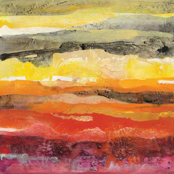 Abstract Watercolors: Abstract Layers II by Albena Hristova