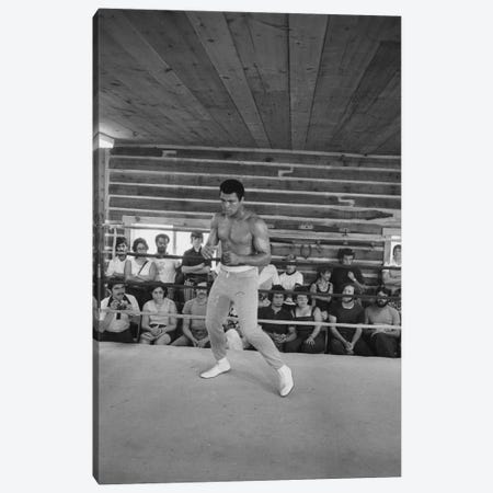 In-Ring Movement At Deer Lake I (Rumble In The Jungle™ Training Camp) Canvas Print #ALI14} by Muhammad Ali Enterprises Canvas Artwork