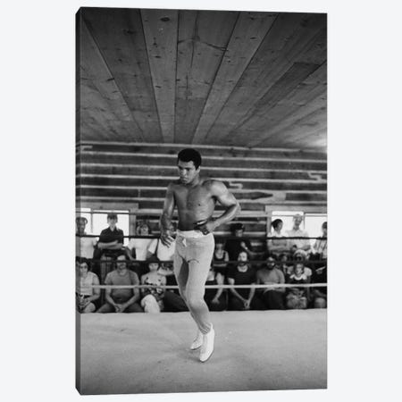 In-Ring Movement At Deer Lake II (Rumble In The Jungle™ Training Camp) Canvas Print #ALI15} by Muhammad Ali Enterprises Canvas Wall Art