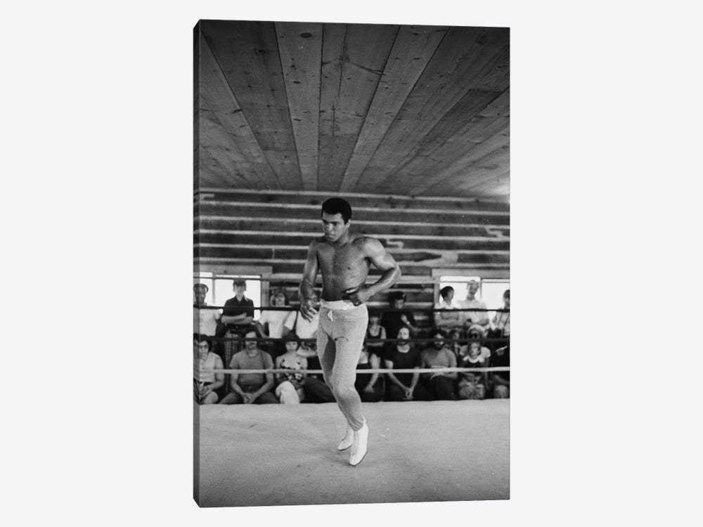 In-Ring Movement At Deer Lake II (Rumble In The Jungle™ Training Camp) by Muhammad Ali Enterprises 1-piece Canvas Art Print