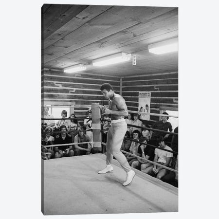 In-Ring Movement At Deer Lake III (Rumble In The Jungle™ Training Camp) Canvas Print #ALI16} by Muhammad Ali Enterprises Canvas Artwork