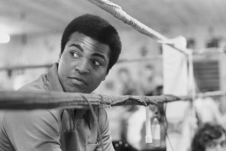 Muhammad Ali With A Raised Brow