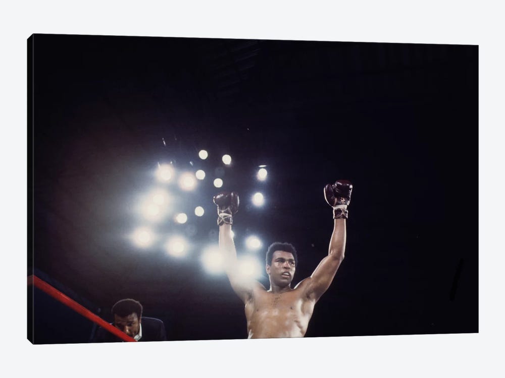 Post-Fight Raising Of The Arms by Muhammad Ali Enterprises 1-piece Art Print