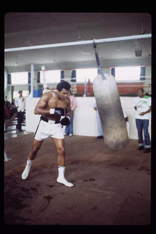 Punching Bag Work At Rumble In The Jungle™ Training Session