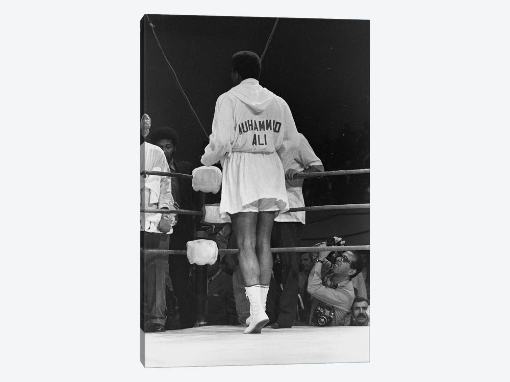Rear View Of A Robed Muhammad Ali by Muhammad Ali Enterprises 1-piece Canvas Wall Art