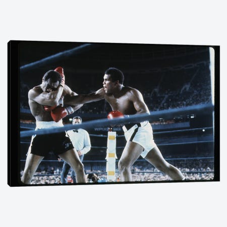 Right To The Chest, September 28th, 1976 Canvas Print #ALI75} by Muhammad Ali Enterprises Canvas Wall Art