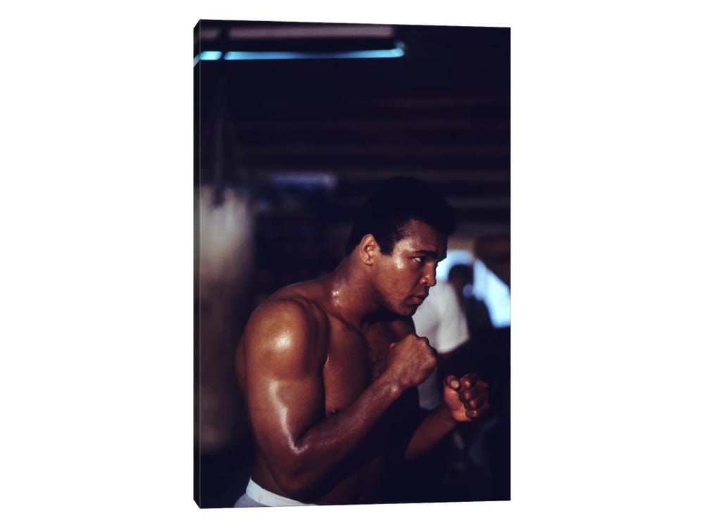 Muhammad Ali Shadow Boxing'' by Anon Sports/Games Art Print (31.5