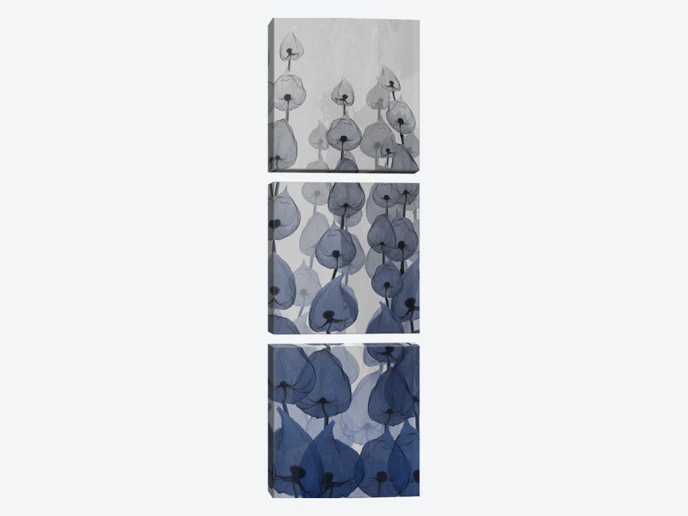 Sapphire Blooms II by Albert Koetsier 3-piece Art Print