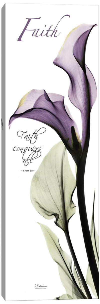 Calla Lily Faith  Canvas Art Print - Easter