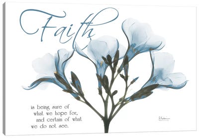 Faith Oleander Canvas Art Print - Faith Art