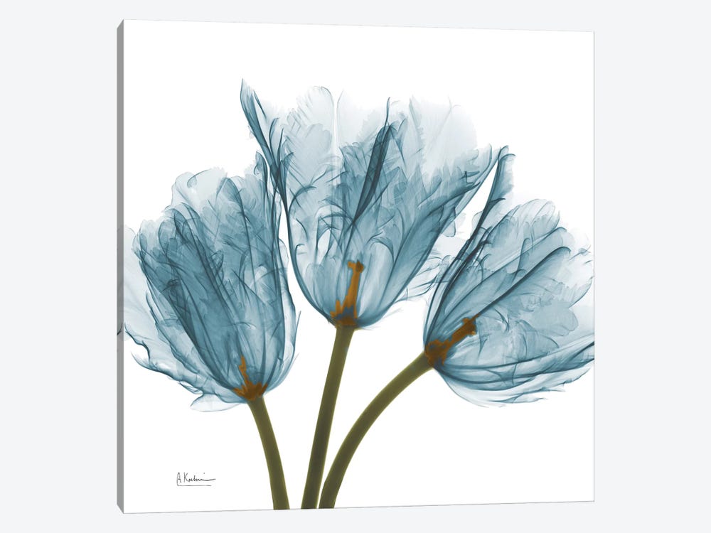 Blue Tulips by Albert Koetsier 1-piece Canvas Artwork