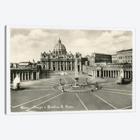 St. Peter's Basilica Canvas Print #ALN3} by Alan Paul Canvas Wall Art