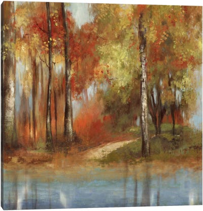 Indian Summer Canvas Art Print - Home Staging Living Room