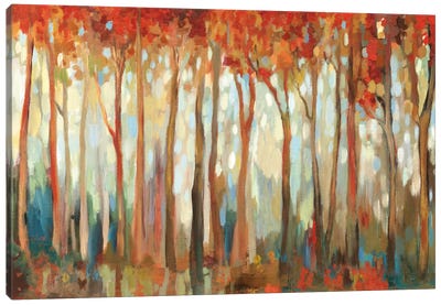 Marble Forest I Canvas Art Print - Autumn & Thanksgiving