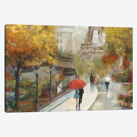 Parisian Avenue Canvas Print #ALP143} by Allison Pearce Canvas Art Print