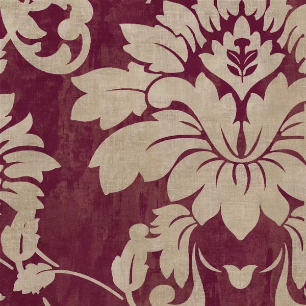 Damask: Aubergine II by Allison Pearce