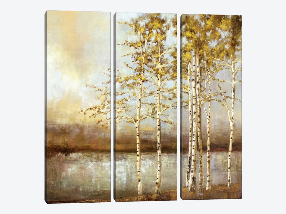 Swaying Together by Allison Pearce 3-piece Canvas Print