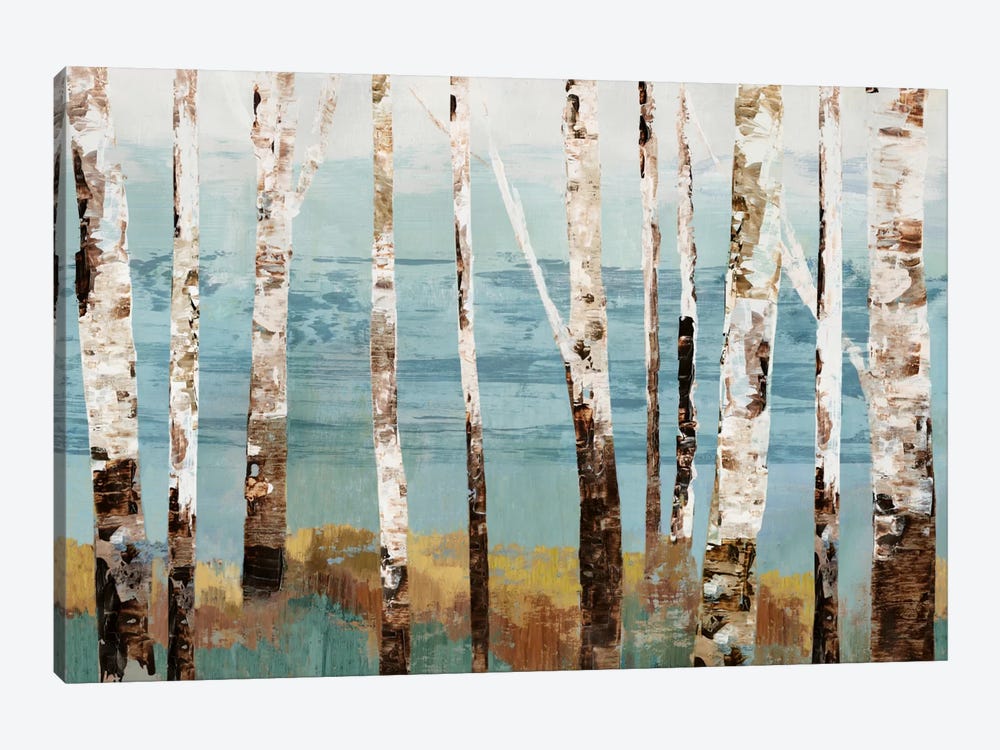 Birch Reflection by Allison Pearce 1-piece Canvas Print