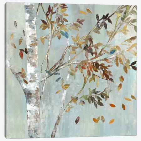 Birch With Leaves I Canvas Print #ALP22} by Allison Pearce Canvas Art Print