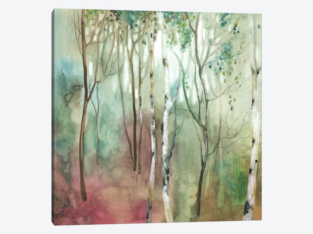 Birch In The Fog I by Allison Pearce 1-piece Canvas Art Print