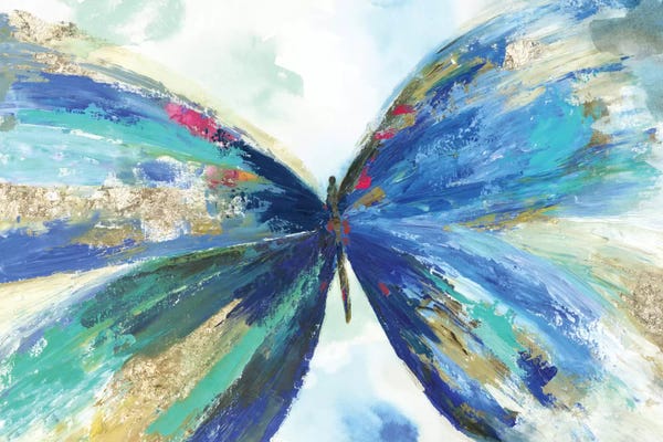 Grandmillenial Decor: Blue Butterfly by Allison Pearce