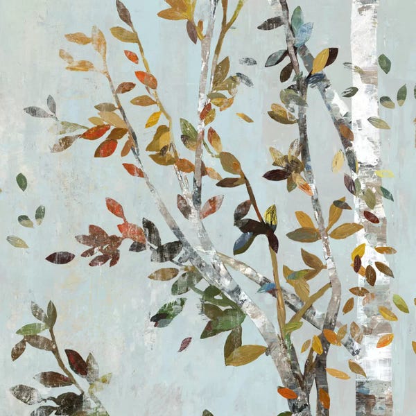 PI Creative Art: Birch With Leaves II by Allison Pearce