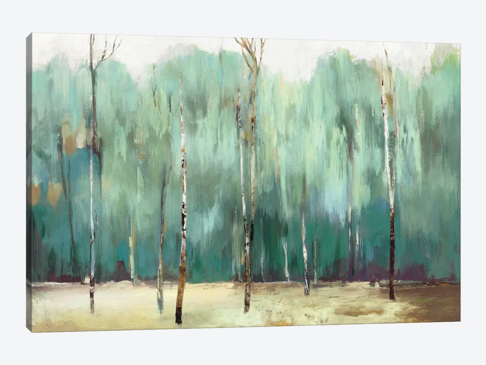 Teal Forest by Allison Pearce 1-piece Canvas Print