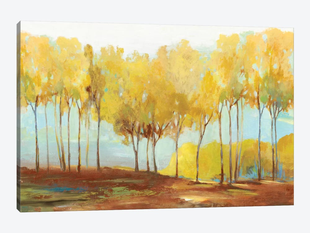 Yellow Trees by Allison Pearce 1-piece Canvas Print