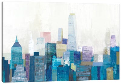 City Life II Canvas Art Print - New York Art