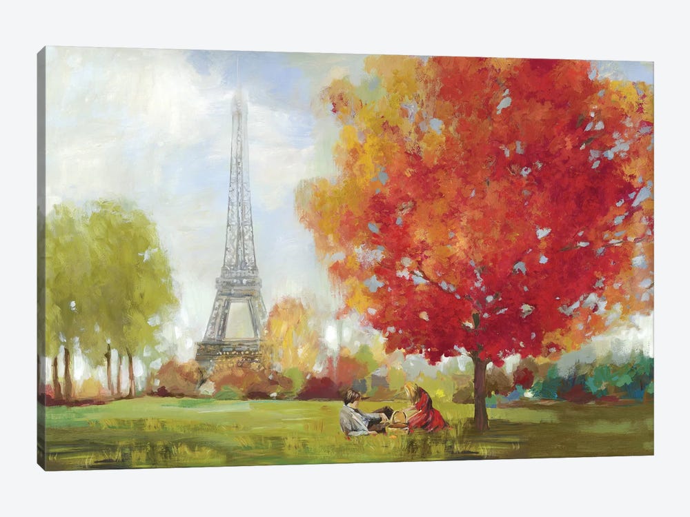 Paris Field by Allison Pearce 1-piece Canvas Art Print