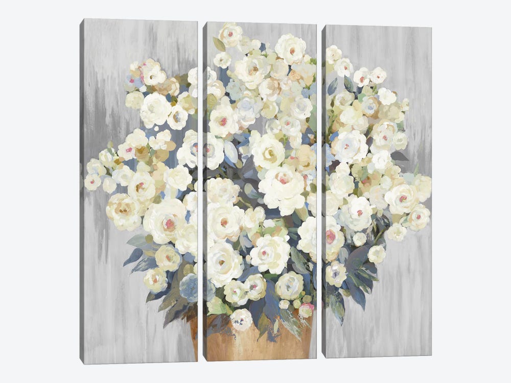 Budding Blossoms by Allison Pearce 3-piece Canvas Print