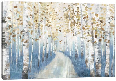 New Path I Canvas Art Print - Forest Art