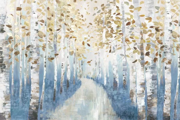 Large Floral & Botanical Art - Canvas Prints: New Path I by Allison Pearce