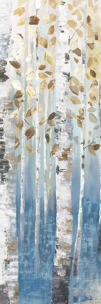 Birch Trees: New Path II by Allison Pearce
