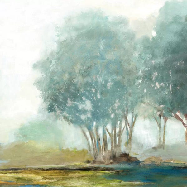 Countrysides: Blueberry Hill II, Square by Allison Pearce