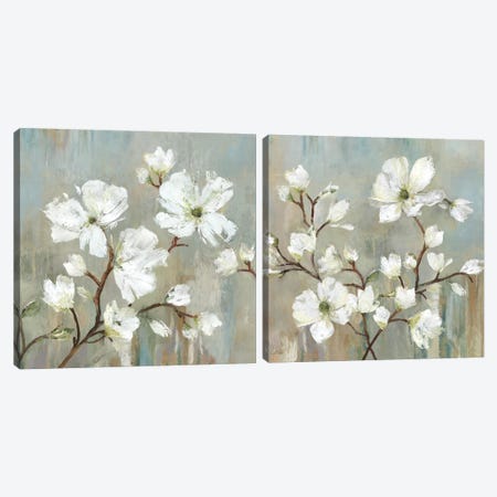 Sweetbay Magnolia Diptych Canvas Print Set #ALP2HSET006} by Allison Pearce Canvas Art Print