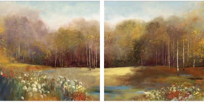 Garden Dreams Diptych