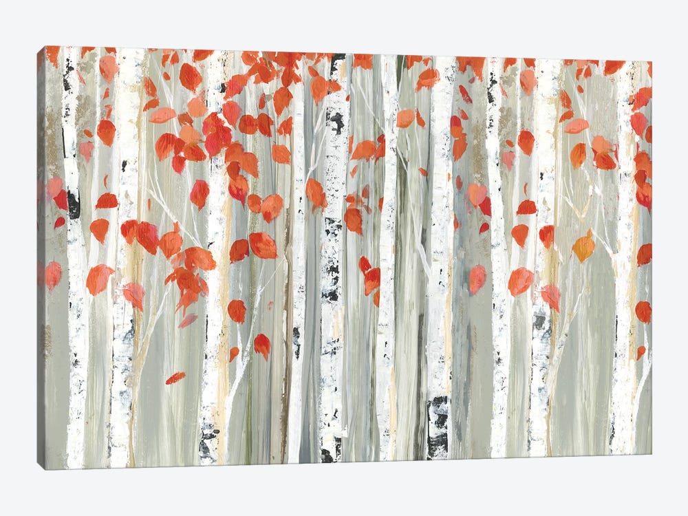 Red Leaves by Allison Pearce 1-piece Canvas Artwork
