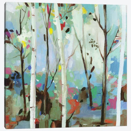 Birchwood Forest  Canvas Print #ALP312} by Allison Pearce Canvas Art