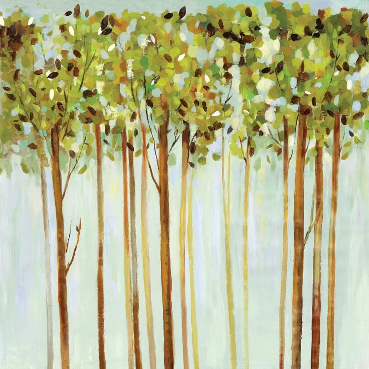 Green Leaves  by Allison Pearce wall art
