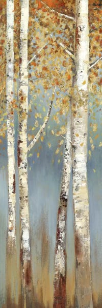 PI Creative Art: Butterscotch Birch Trees I by Allison Pearce
