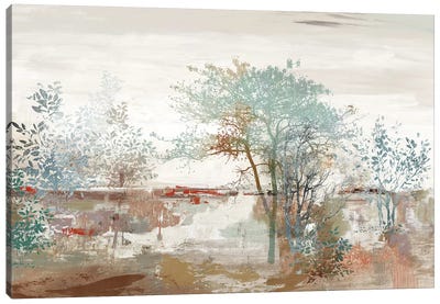Autumn Silence Canvas Art Print - Tree Art
