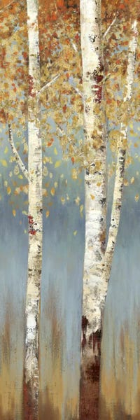 PI Creative Art: Butterscotch Birch Trees II by Allison Pearce