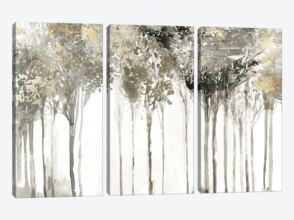 Golden Forest Lookout  by Allison Pearce 3-piece Canvas Artwork