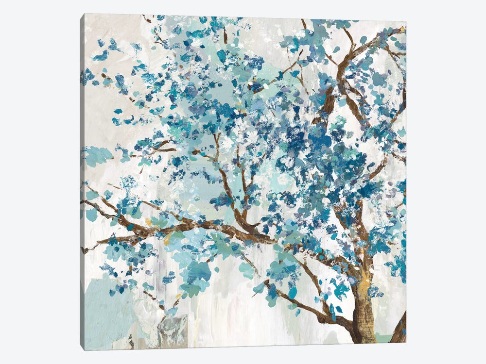 Indigo Oak  by Allison Pearce 1-piece Canvas Art