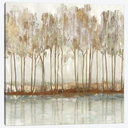 Mystery Forest: Landscape Round Canvas Art – Julia Art Arc
